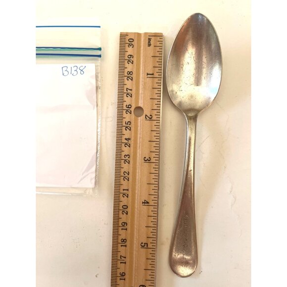 Vintage National Silver Plate Chin Lee NYC Spoon 6" Collectible Flatware B138 - Picture 5 of 5